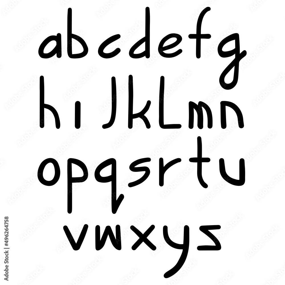 English alphabet. Black lined letters for making phrase or quotes. Text constructor. Capital letters. Clip art objects. Flat style in vector illustration. Isolated elements. English alphabet. Black lined letters for making phrase or quotes. Text constructor. Capital letters. Clip art objects. Flat style in vector illustration. Isolated elements.