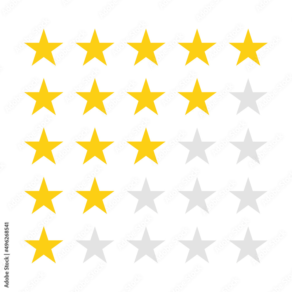 Star rating ranking. Stars rating icon feedback concept. Star rate quality satisfaction. EPS 10 Star rating ranking. Stars rating icon feedback concept. Star rate quality satisfaction. EPS 10