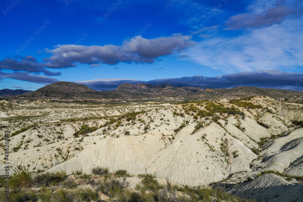The Badlands of Abanilla and Mahoya near Murcia in Spain The Badlands of Abanilla and Mahoya near Murcia in Spain