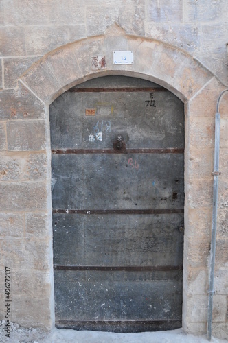 wooden door church entrance detail gate, wooden detail pattern church door entrance gate. old architecture stone arch wooden gate detail church entrance medieval decoration ancient building pattern