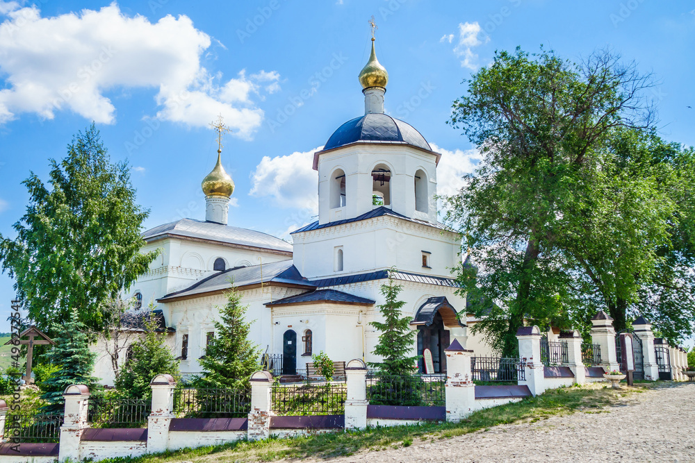 Church of Constantine and Helena in Sviyazhsk, Russia. The building was founded in the XVI century