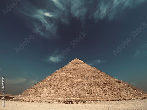 Great Pyramid of Giza near Cairo, Egypt © Oleksii Chumachenko