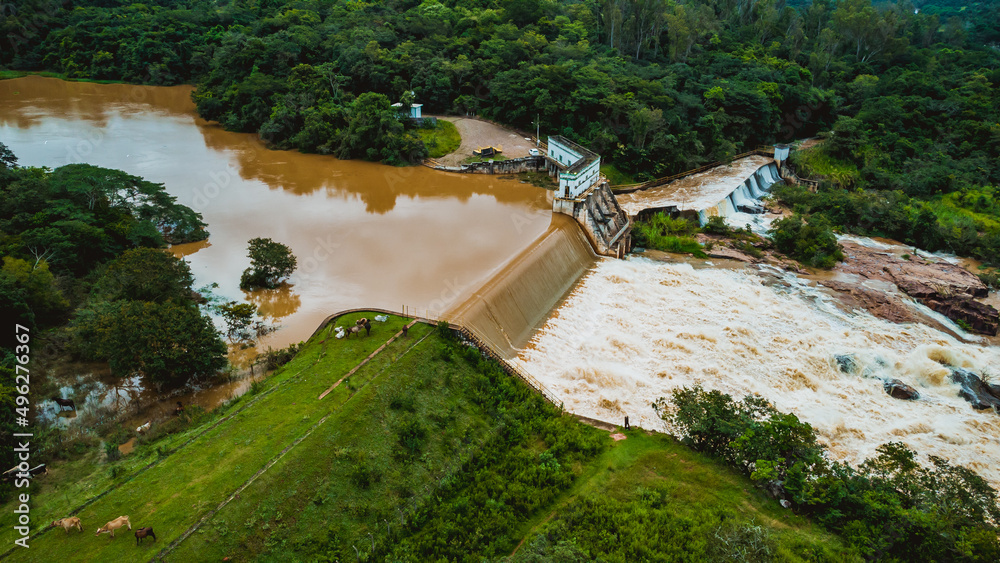 Gafanhoto Hydroelectric Power Plant. Pará River Gafanhoto Hydroelectric Power Plant. Pará River
