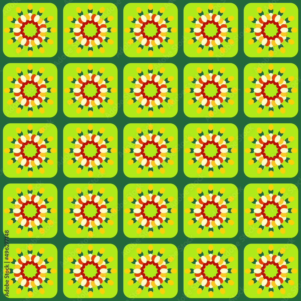 Colored Vector Pattern