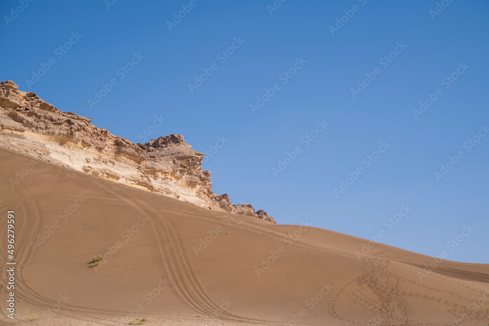 Rub Al Khali is the desert that covers most of the southern third of the Arabian Peninsula and this photo was taken in Ibri city in Oman Rub Al Khali is the desert that covers most of the southern third of the Arabian Peninsula and this photo was taken in Ibri city in Oman