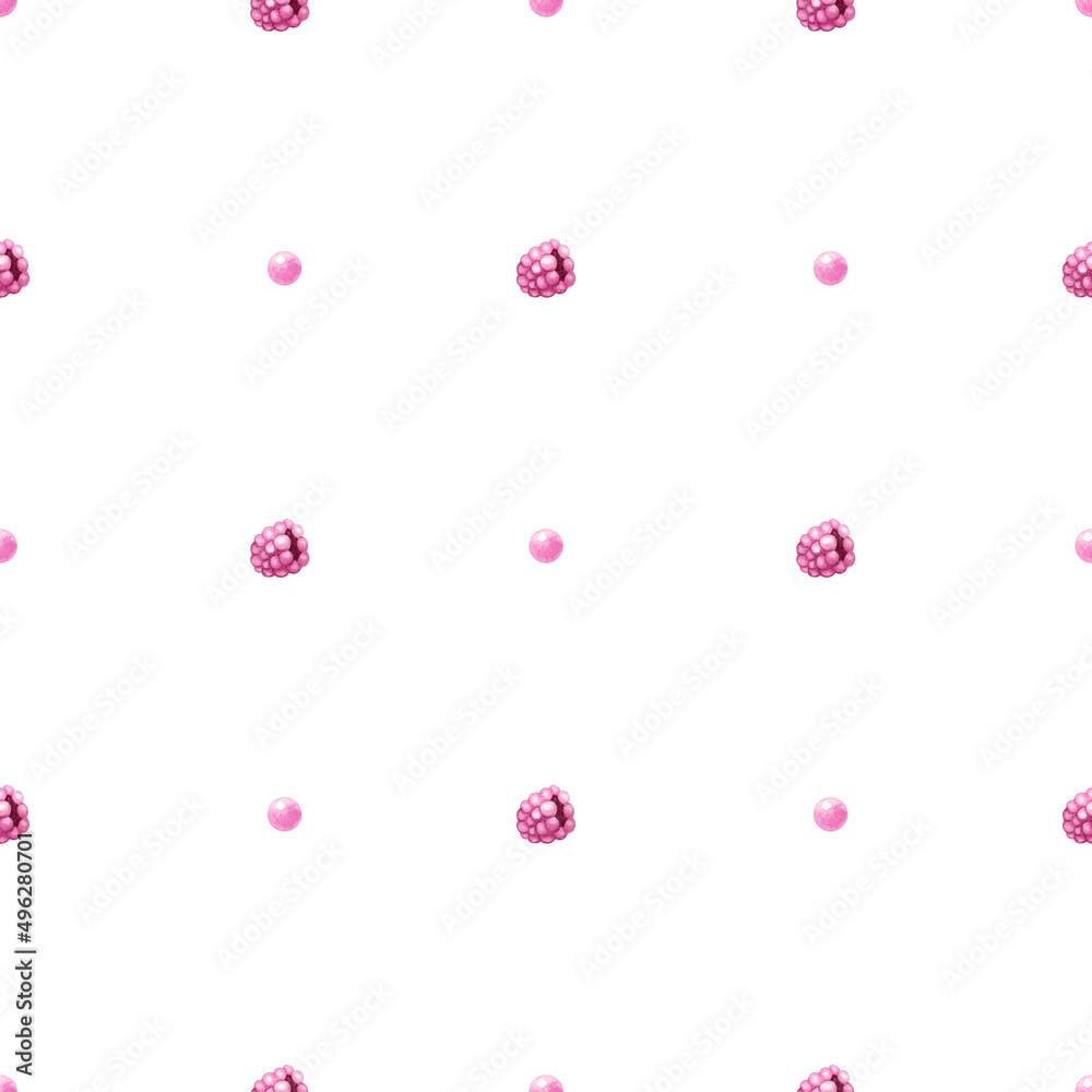 Watercolor, seamless pattern with berries on a white background. Watercolor, seamless pattern with berries on a white background.