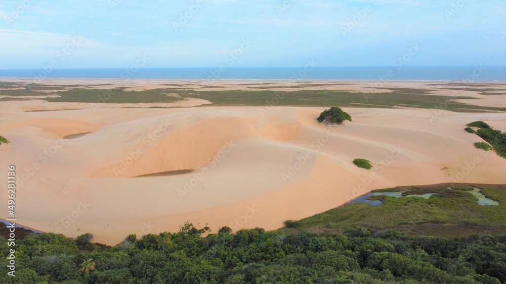 dunes in the middle of nature