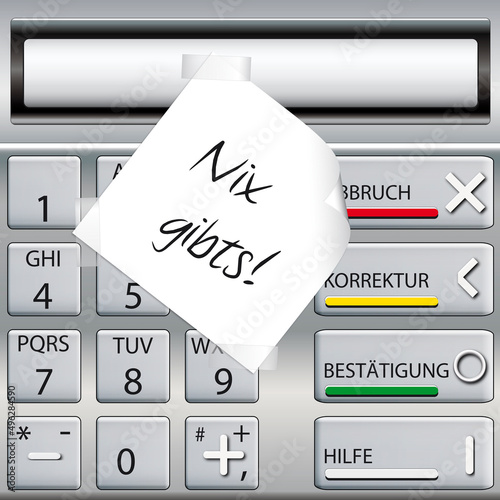 Geldautomat nix