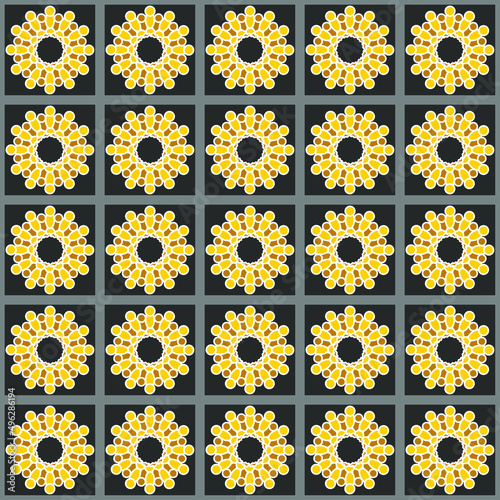 Colored seamless Pattern