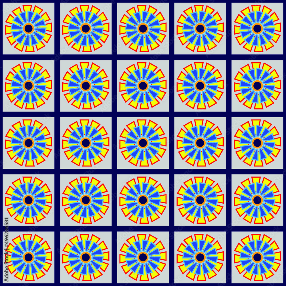 Colored seamless Pattern Colored seamless Pattern