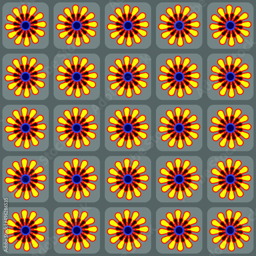 Colored seamless Pattern