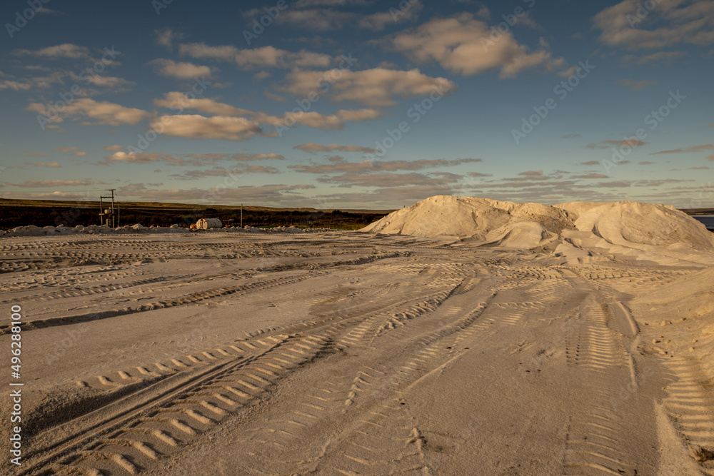 Naklejka premium Salina Anzoategui, Buenos Aires, Argentina.