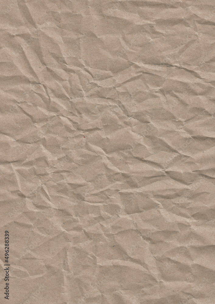 Obraz premium Wrinkled Kraft paper