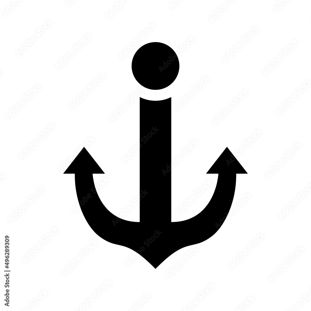 Anchor Icon Vector Symbol Design Illustration Anchor Icon Vector Symbol Design Illustration
