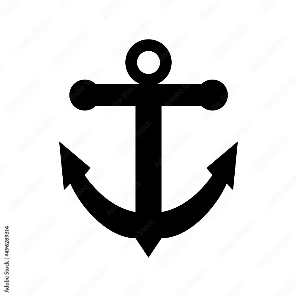 Anchor Icon Vector Symbol Design Illustration Anchor Icon Vector Symbol Design Illustration