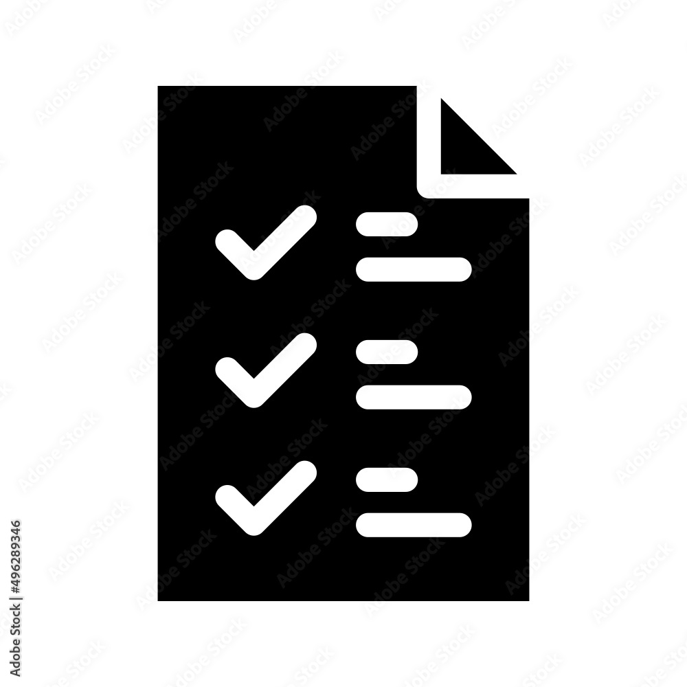 Checklist Icon Vector Symbol Design Illustration Checklist Icon Vector Symbol Design Illustration