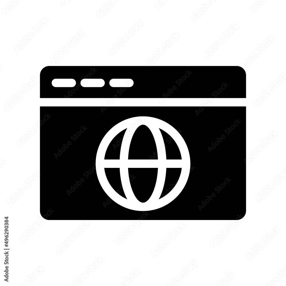 Website Icon Vector Symbol Design Illustration Website Icon Vector Symbol Design Illustration