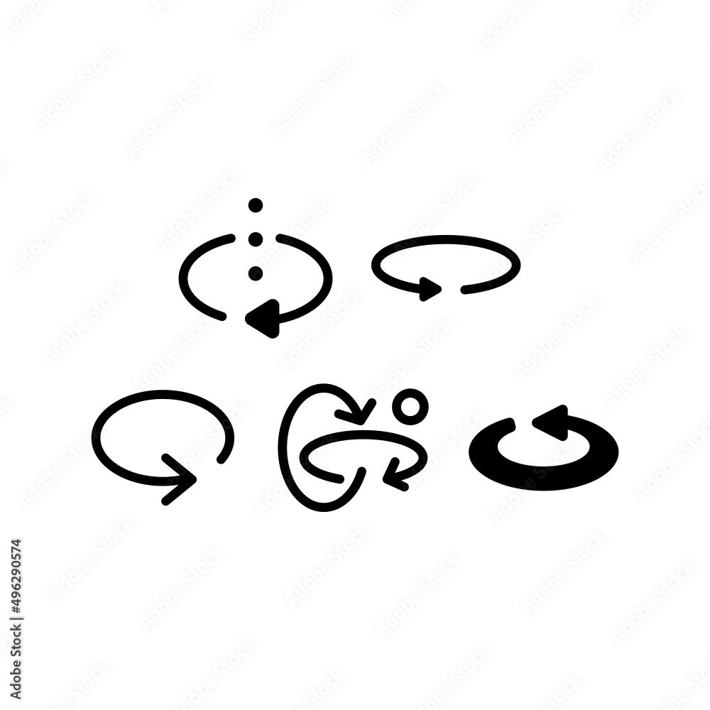 360 Icon Set Vector Symbol Design Illustration 360 Icon Set Vector Symbol Design Illustration