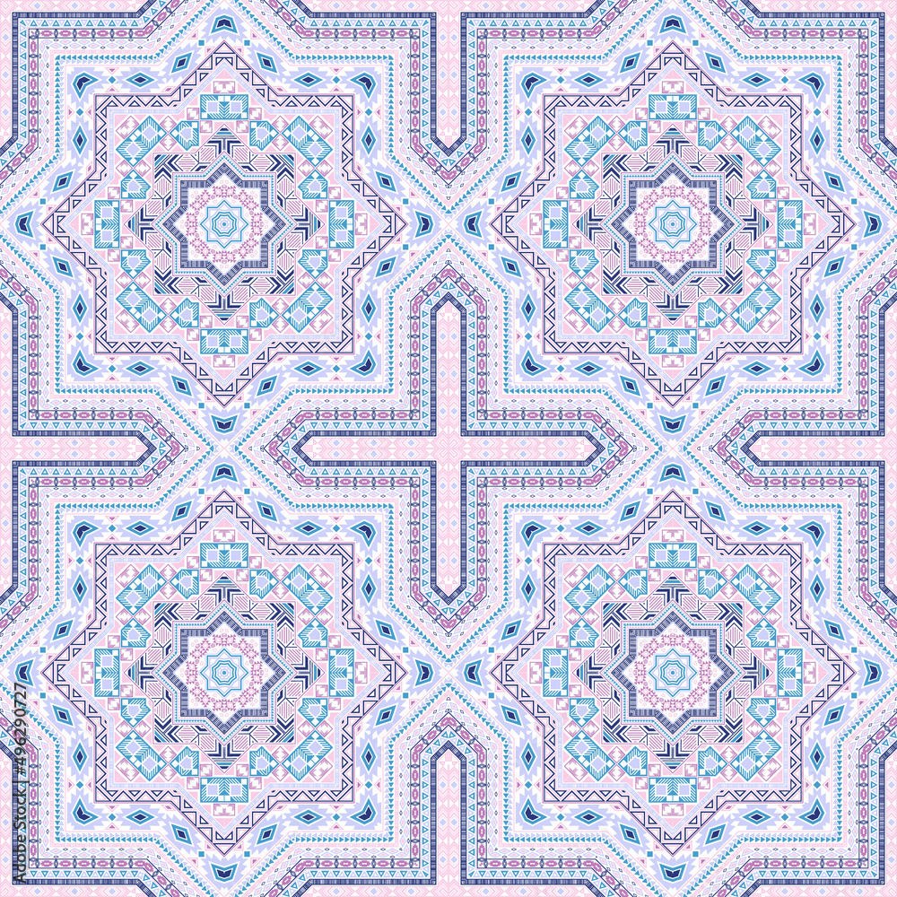 Luxury moroccan zellige tile seamless rapport. Ethnic structure vector motif. Pottery print design. Traditional moroccan zellige tilework infinite pattern. Interior decoration print. Luxury moroccan zellige tile seamless rapport. Ethnic structure vector motif. Pottery print design. Traditional moroccan zellige tilework infinite pattern. Interior decoration print.