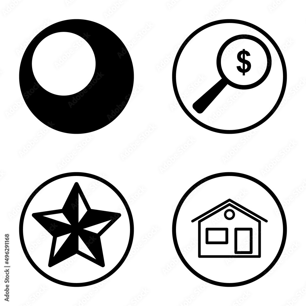 Circles1-2 Flat Icon Set Isolated On White Background Circles1-2 Flat Icon Set Isolated On White Background