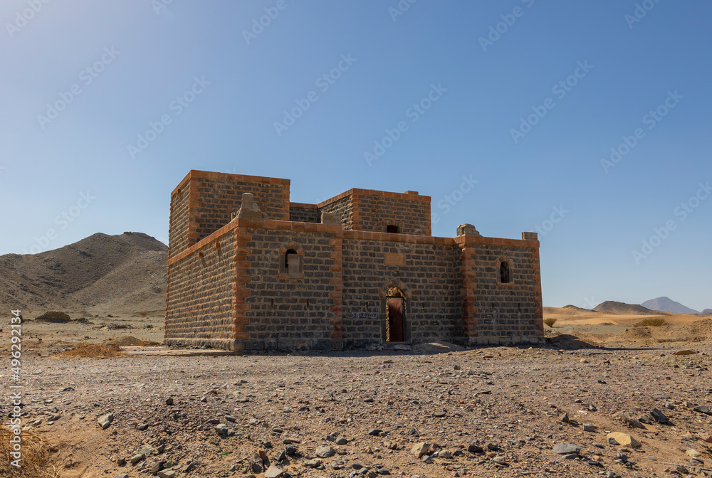 Abandoned Ottoman railway station house at Huraymil in the Al Madinah region of north west Saudi Arabia Abandoned Ottoman railway station house at Huraymil in the Al Madinah region of north west Saudi Arabia