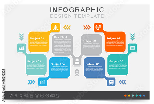 Infographic show business statistics, financial element, work data management, work plan, icon set