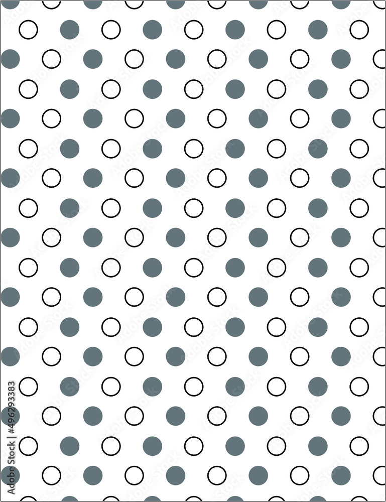 Geometric round shape black and white textures seamless patterns can be used for print, wallpaper, background, surface design, textile, fashion, cards.