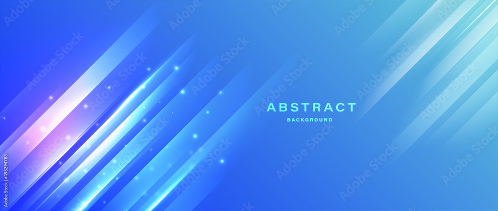 Abstract blue background with motion neon light effect.Vector illustration. Abstract blue background with motion neon light effect.Vector illustration.