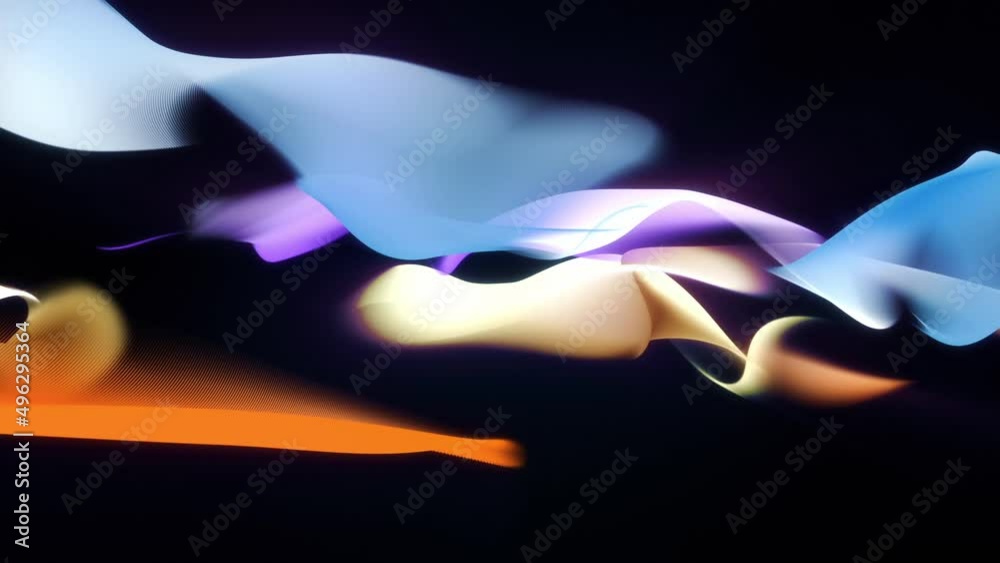 Gentle movement of abstract waves forms an elegant background.