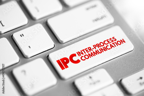 IPC Inter-Process Communication - refers specifically to the mechanisms an operating system provides to allow the processes to manage shared data, acronym text button on keyboard photo