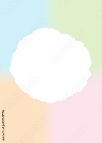 color background with brush circle