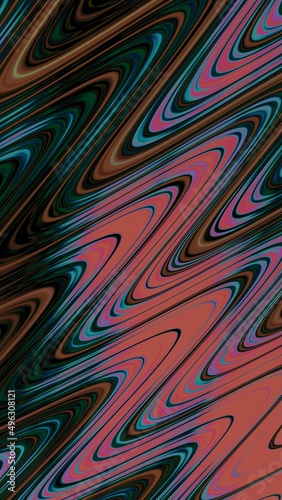 Fractal Graphical Abstract Painting Art Background Texture,Colorful Geometrical Artwork Poster,Modern Conceptual Print,3D Rendering,Illustration