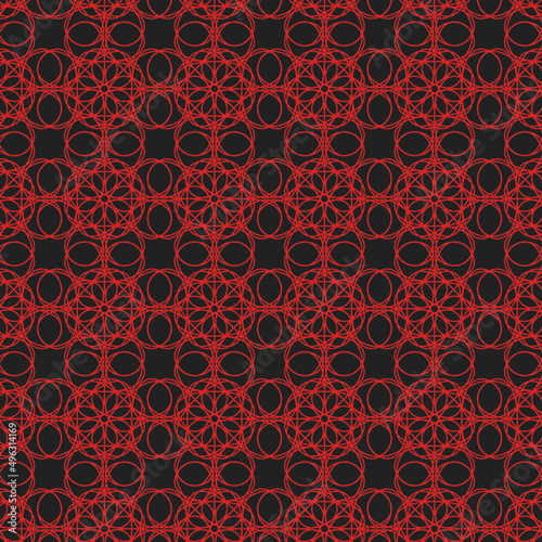 patrón rojo y negro