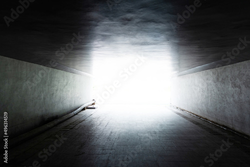 At the end of old tunnel
