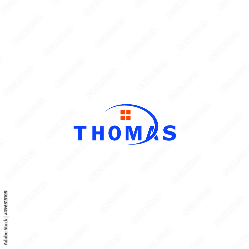 thomas house icon logo vector