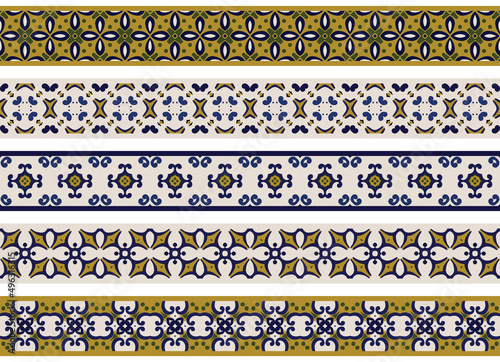 Seamless decorative borders