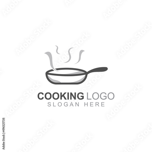 Wallpaper Mural Logos for cooking utensils, cooking pots, spatulas and cooking spoons. Using a vector illustration template design concept. Torontodigital.ca