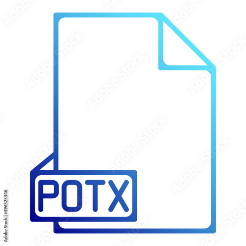 file extension potx