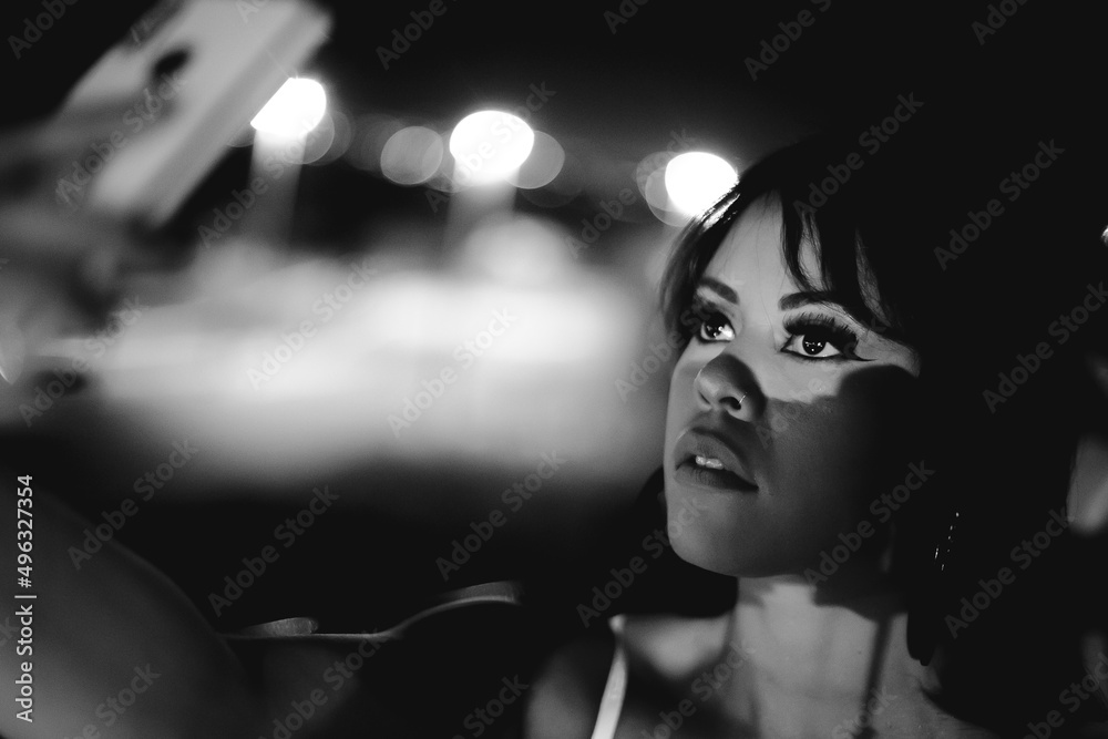 Sexy Brazilian Girl Blogger Stock Photo
