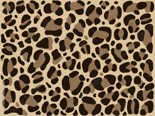 Fond motifs léopard. Répétition de textures marron