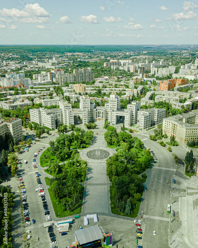 View from above on the square in Kharkov