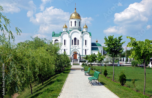 Tiraspol, Transnistria, Moldova: The Church of the Nativity or Christmas Church or Cathedral of the Birth of Christ in Tiraspol is a Russian Orthodox Church. photo