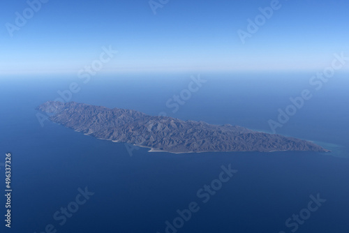 cerralvo cousteau island baja california sur aerial photo