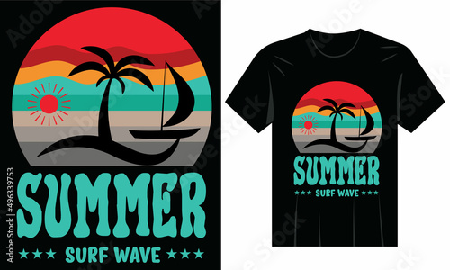 Summer t-shirt design