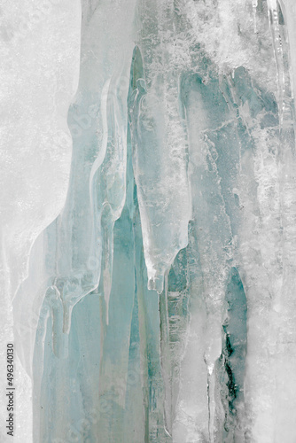 Obraz na plátne Ice and icicle formation