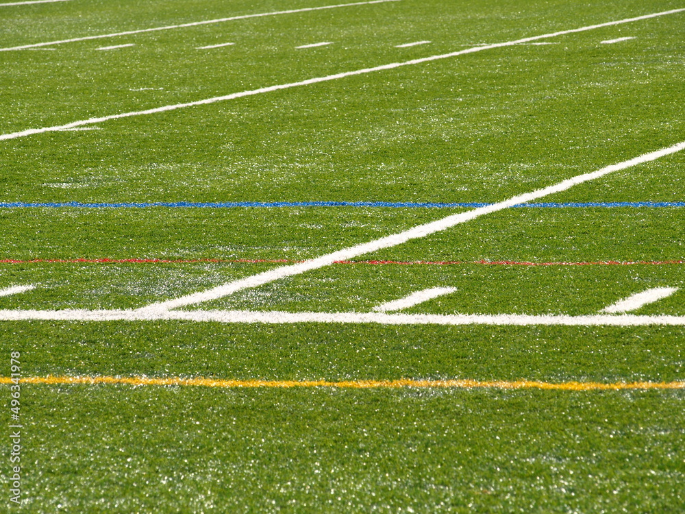Fototapeta premium American football lines