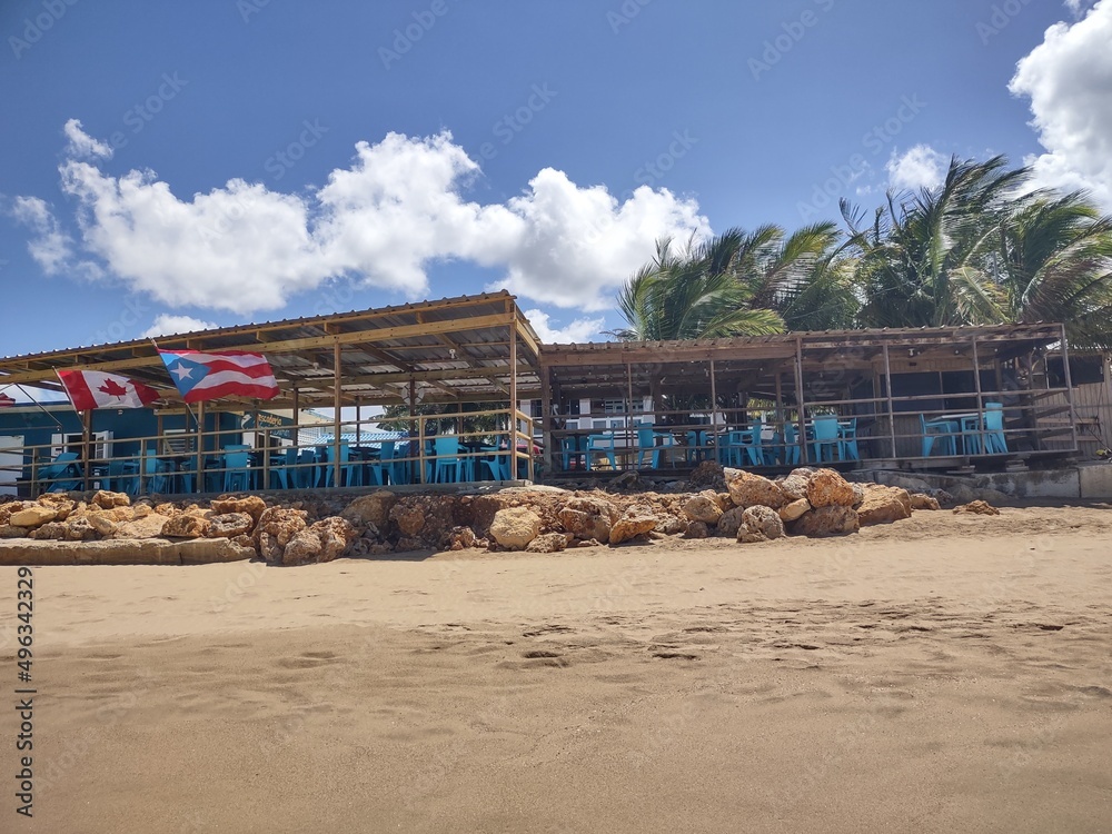 Restaurant bar Espinar Beach Aguada Puerto Rico 