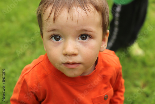 Portrait of a little boy.