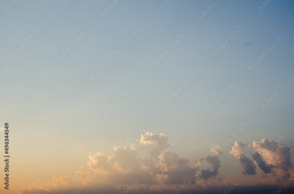 Fototapeta premium Sunset / sunrise with clouds, light rays and other atmospheric effect