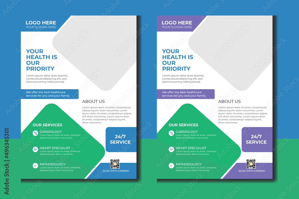 Modern Health Care Hospital & Medical flyer design templates Ideas inspiration layout Modern Health Care Hospital & Medical flyer design templates Ideas inspiration layout